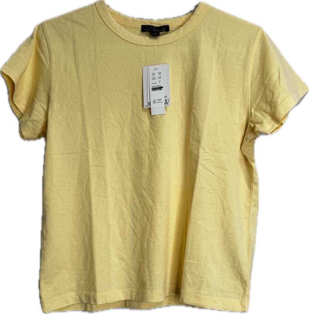 J.Crew Boyfriend jersey classic-fit T-shirt Yellow S
